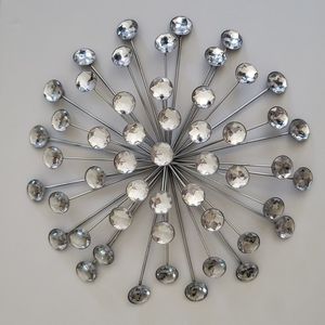 Rhinestone Sunburst Wall Art Decor